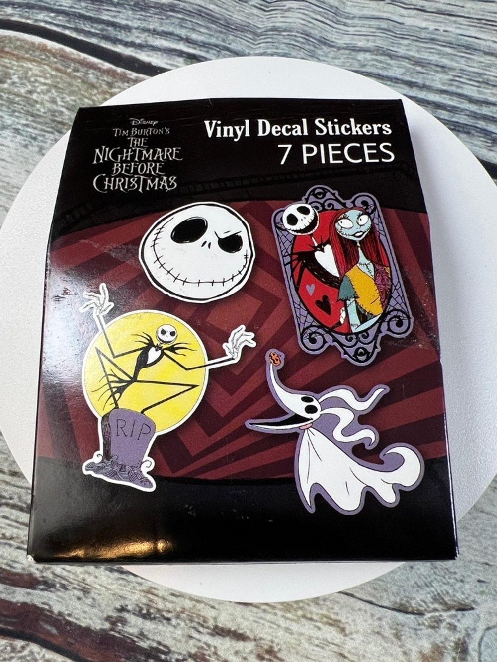Disney The Nightmare Before Christmas Vinyl Decal Stickers - 7 Piece Set